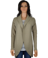 Ladies Long Open Knit Cardigan