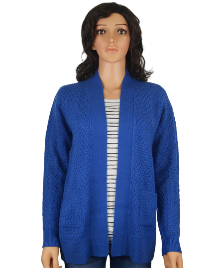 Ladies Open V-Neck Cardigan